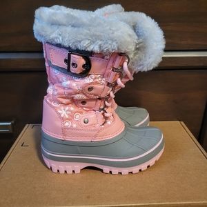 NEW Kids Insulated Waterproof Winter Snow Boots Size Toddler 9